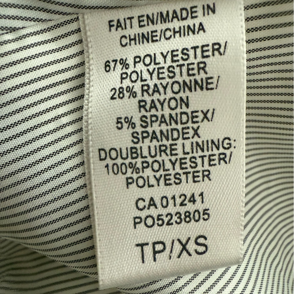 Twik lined blazer in off white xs - Picture 6 of 7